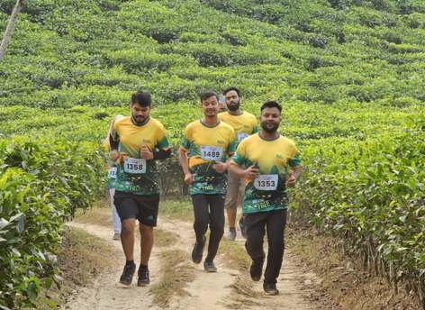 ৫০০ দৌড়বিদের অংশগ্রহণে সিলেটে অনুষ্ঠিত হলো ১০ কি.মি ট্রেইল রান