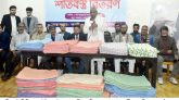 সিলেটে সুবিধা বঞ্চিতদের মধ্যে সিনিয়র স্কাউটদের শীতবস্ত্র বিতরণ