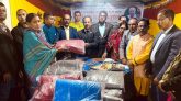 মহালয়া উদযাপন পরিষদ শ্রীহট্টের শীতবস্ত্র বিতরণ সম্পন্ন