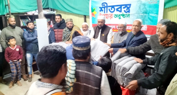 সিলেট মহানগর ১৮নং ওয়ার্ড জামায়াতের শীতবস্ত্র বিতরণ
