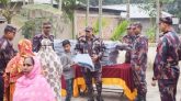 কুলাউড়ায় শীতার্তদের পাশে বিজিবি