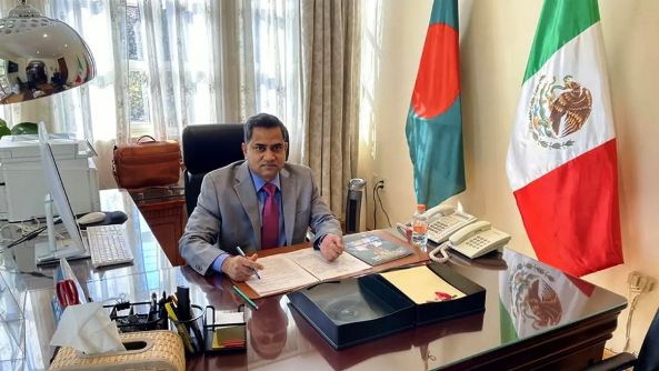 মেক্সিকোতে বাংলাদেশের রাষ্ট্রদূত হিসেবে মুশফিকুল ফজল আনসারীর যোগদান