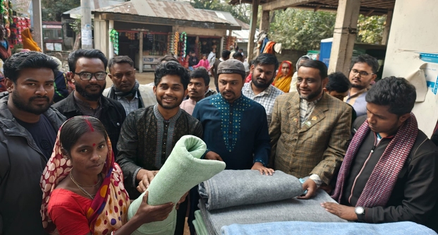 সিলেটে জাতীয় নাগরিক কমিটির শীতবস্ত্র বিতরণ