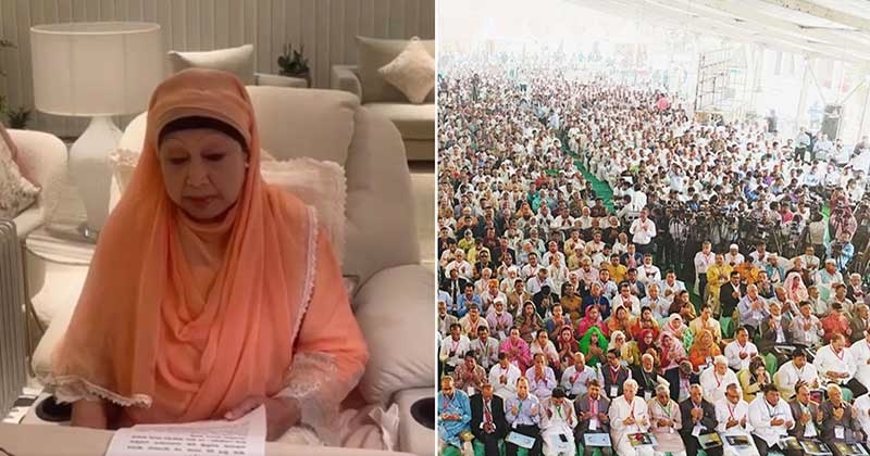 ইস্পাত-কঠিন ঐক্যের মাধ্যমে জনগণকে সাথে নিয়ে চ’ক্রা’ন্ত ব্য’র্থ করার আহ্বান খালেদা জিয়ার