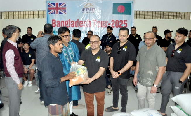 পবিত্র মাহে রামাদান উপলক্ষ্যে জমজম বাংলাদেশ’র খাদ্য সামগ্রী বিতরণ