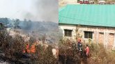 সিলেট ওসমানী বিমানবন্দরের পার্শ্ববর্তী টিলায় আগুন