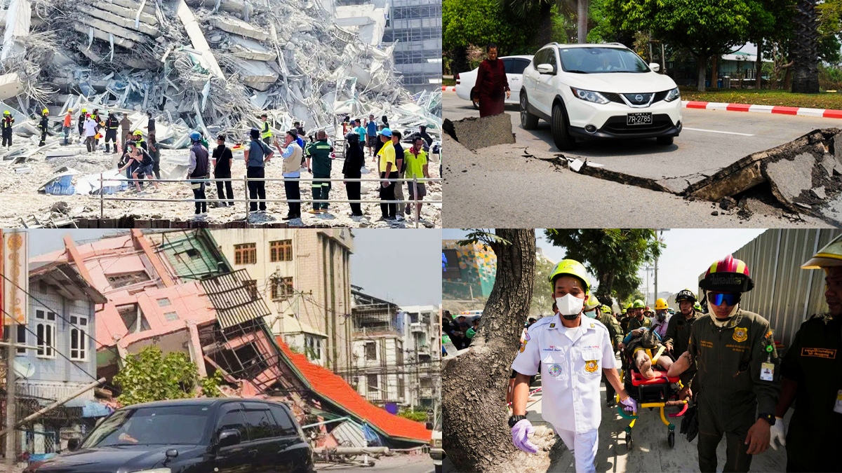 ভূমিকম্পের পর মিয়ানমার ও ব্যাংককে জরুরি অবস্থা ঘোষণা