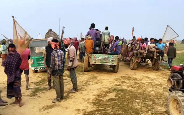 দিরাইয়ে দেড় কোটি টাকার মাছ লুট