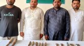 ছাতকে অস্ত্রসহ আওয়ামী লীগের চার নেতাকর্মী গ্রেফতার