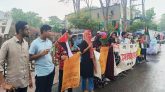 ফিলিস্তিনে ইসরায়েলের গণহত্যার প্রতিবাদে সিলেটে মিছিল সমাবেশ