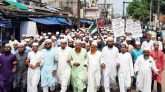 ভারতে মুসলিম বিরোধী কালো আইন বাতিলের দাবিতে সিলেটে বিক্ষোভ