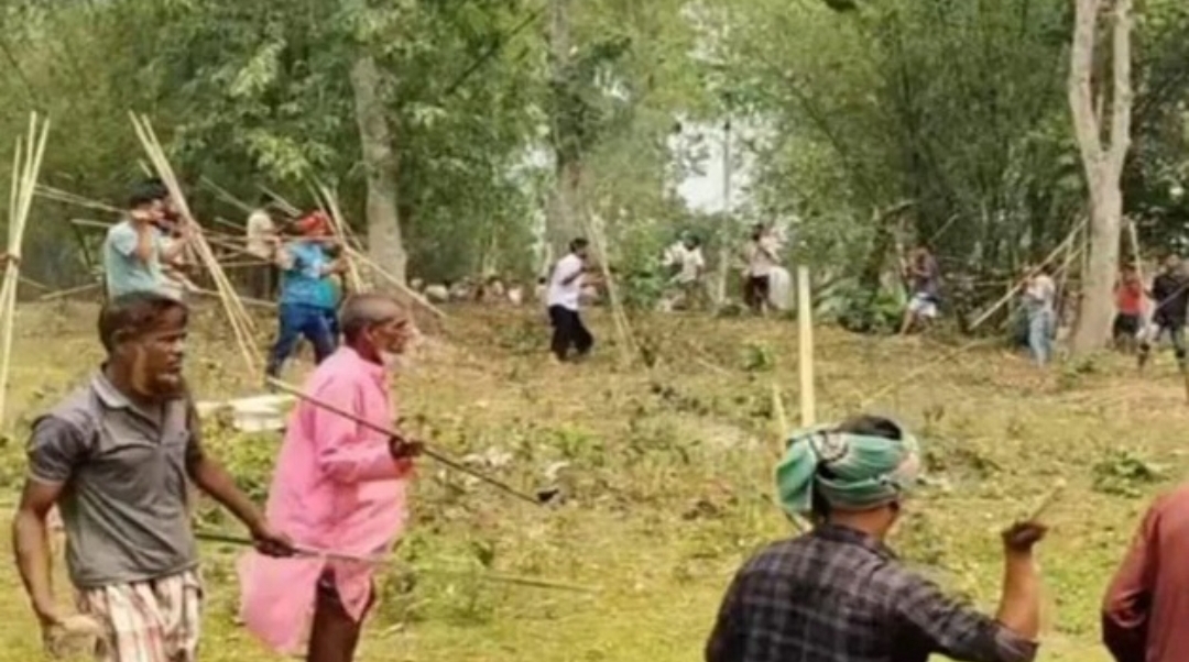 তুচ্ছ ঘটনায় লাখাইয়ে দুই পক্ষের সংঘর্ষে আহত ৪০