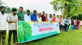 বালু খেকোদের কবল থেকে রাতারগুল রক্ষায় মানববন্ধন
