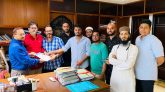 সিসিকের ৩৪নং ওয়ার্ডের শাহপরান এলাকায় দ্রুত পানি নিষ্কাশন ব্যবস্থায় স্মারকলিপি প্রদান