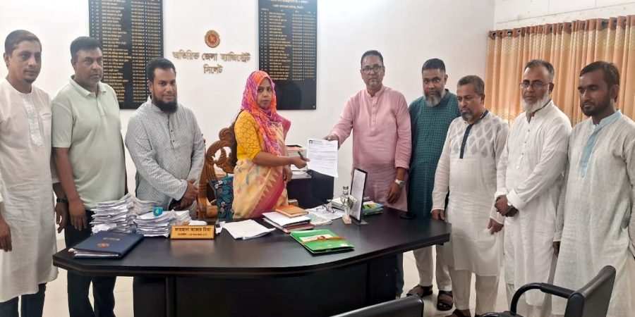 সিলেট চেম্বারের নির্বাচন সুষ্ঠু ও নিরপেক্ষ করার দাবিতে স্মারকলিপি