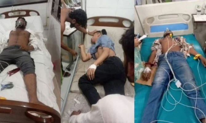 জুলাই গণঅভ্যুত্থানে চোখ হারানো ৪ যোদ্ধার বিষপানে প্রতিবাদ