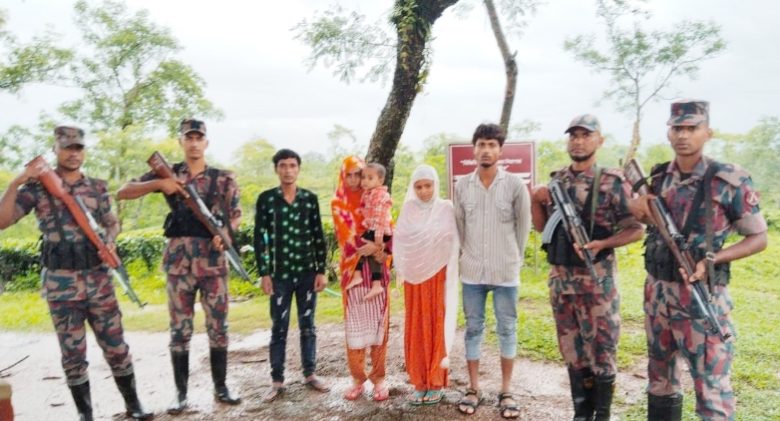হবিগঞ্জ সীমান্তে আরও ২২ জনকে ঠেলে পাঠালো বিএসএফ