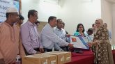কমলগঞ্জে ১৪৯টি সরকারি প্রাথমিক বিদ্যালয়ে মাল্টিমিডিয়া প্রজেক্টর ও ল্যাপটপ বিতরণ