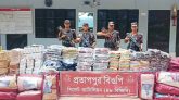 সিলেটে ১ কোটি ৪২ লাখ টাকার ভারতীয় চোরাই পণ্য জব্দ