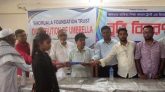 বিশ্বনাথে শিক্ষার্থীদের মাঝে বৃত্তি ও ছাতা বিতরণ