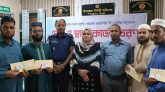 জৈন্তাপুরে জুলাই যোদ্ধাদের মাঝে চেক ও স্বাস্থ্য কার্ড বিতরণ
