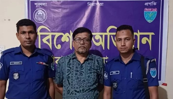 দোয়ারায় আওয়ামী লীগ নেতা কাজী আনোয়ার গ্রেফতার