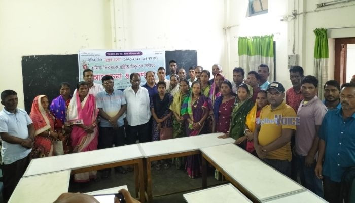 শ্রীমঙ্গলে চা শ্রমিকদের ‘মুল্লুক চলো’ দিবস পালিত