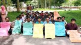 শাবিতে শিক্ষার্থীদের বিক্ষোভ মিছিল ও অবস্থান কর্মসূচি