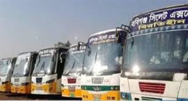 হবিগঞ্জ-মৌলভীবাজার-সিলেট রুটে বাস চলাচল শুরু