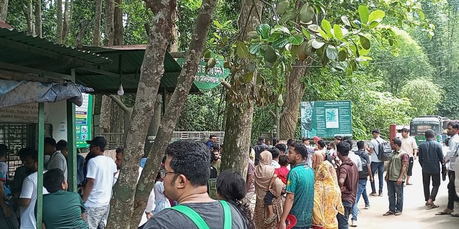 কমলগঞ্জের লাউয়াছড়ায় ঈদের তিনদিনে আড়াই হাজার পর্যটক