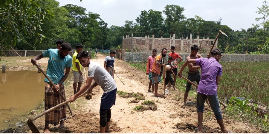 কমলগঞ্জের মুন্সীবাজারের রুপসপুর রাস্তাটি জরাজীর্ণ, পাকাকরণের দাবী