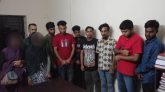 সিলেটে আবাসিক হোটেল থেকে ২ তরুণীর সাথে ৮ পুরুষ আটক