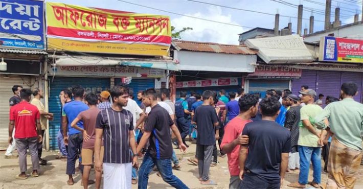 দক্ষিণ সুরমায় জায়গা দখল নিয়ে যুবদলের দুগ্রুপের সংঘর্ষ