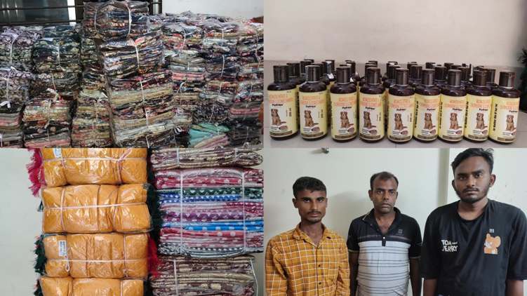 সিলেটে সাড়ে ১৫ লাখ টাকার ভারতীয় চোরাই পণ্য উদ্ধার