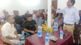 জাফলংয়ের পিয়াইন নদীতে চাঁদাবাজদের দৌরাত্ম্য : দৈনিক ১০ লাখ টাকা চাঁদা উত্তোলন : অসহায় শ্রমিকদের বিক্ষোভ- প্রতিবাদ সভা