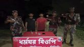 হবিগঞ্জ সীমান্তে ভারতীয় পিতলের মূর্তিসহ আটক ২