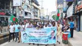 শহীদ ওয়াসিম ব্রিগেড সিলেট’র বর্ণাঢ্য র‍্যালি