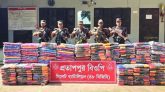 সিলেট সীমান্তে ২ কোটি টাকার ভারতীয় চোরাচালানী পণ্য জব্দ