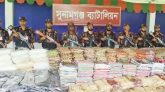 সুনামগঞ্জে ২ কোটি ৩০ লাখ টাকার ভারতীয় চোরাই পণ্য আটক