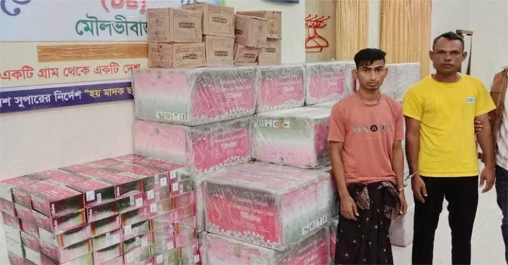 মৌলভীবাজারে ৭৩ লাখ টাকার ভারতীয় প্রসাধনী জব্দ, চালক আটক