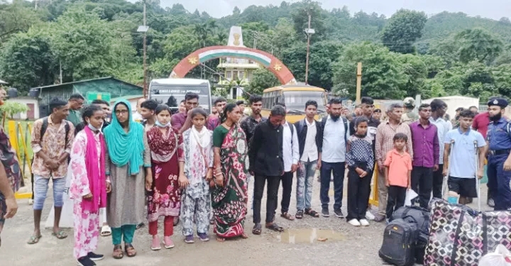 সিলেটের তামাবিল দিয়ে নারী-শিশুসহ ২২জনকে ফেরত পাঠালো ভারত