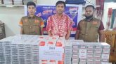 ঢাকাগামী কালনী এক্সপ্রেসে ৬ লাখ টাকার বিদেশি সিগারেটসহ আটক ১
