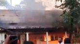 সিলেটে গ্যাস লাইনের লিকেজ থেকে বাসায় আগুন