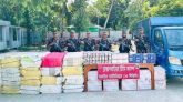 ব্রাহ্মণবাড়িয়া সীমান্তে ৭৭ লাখ টাকার ভারতীয় অবৈধ পণ্য জব্দ