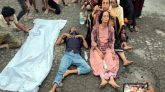 ওসমানীনগরে ছেলের লাশ নিয়ে মহাসড়ক অবরোধ করলেন মা