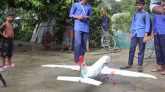 নিজের তৈরি বিমান আকাশে উড়ালেন স্কুলছাত্র রাহুল