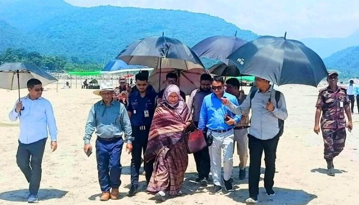 সিলেটে সাদাপাথর পরিদর্শনে মন্ত্রী পরিষদ বিভাগের তদন্ত কমিটি