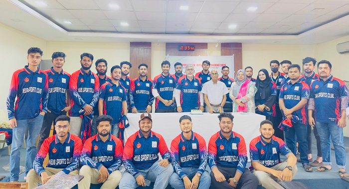 নর্থ ইস্ট ইউনিভার্সিটি স্পোর্টস ক্লাবের জার্সি উন্মোচন
