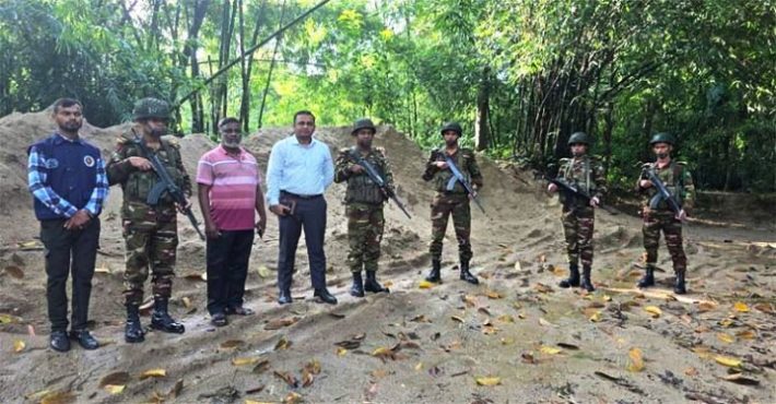 শ্রীমঙ্গলে ইজারাবিহীন বালুমহালে মোবাইল কোর্টের অভিযান