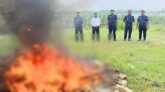 তাহিরপুরে ৫ লাখ টাকার নিষিদ্ধ জাল পুড়িয়ে ধ্বংস